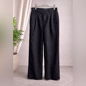Madewell Black Wide Leg Pants